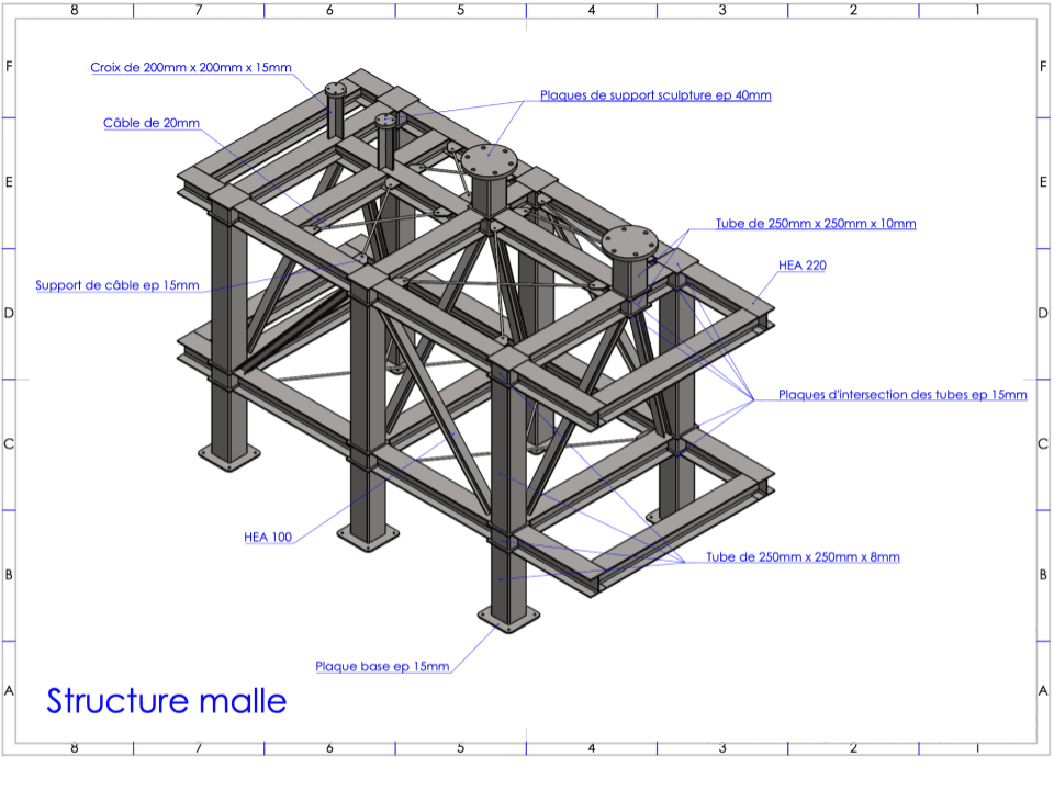 blueprint of the project