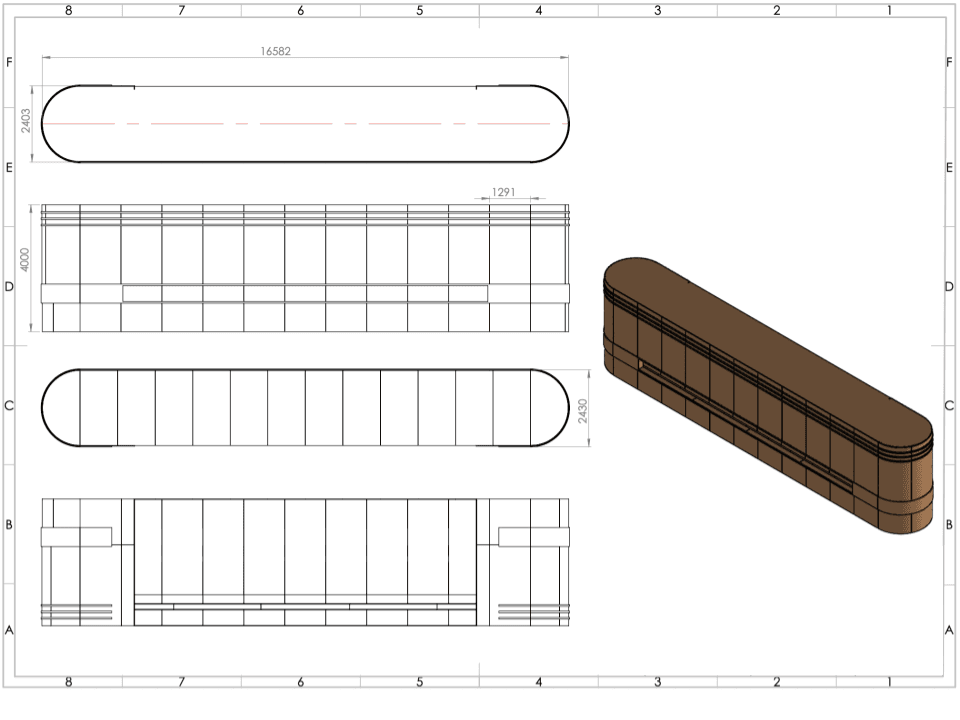 blueprint of the project