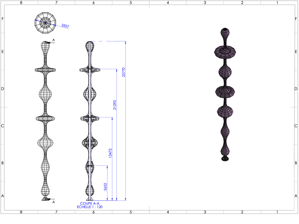 blueprint of the project