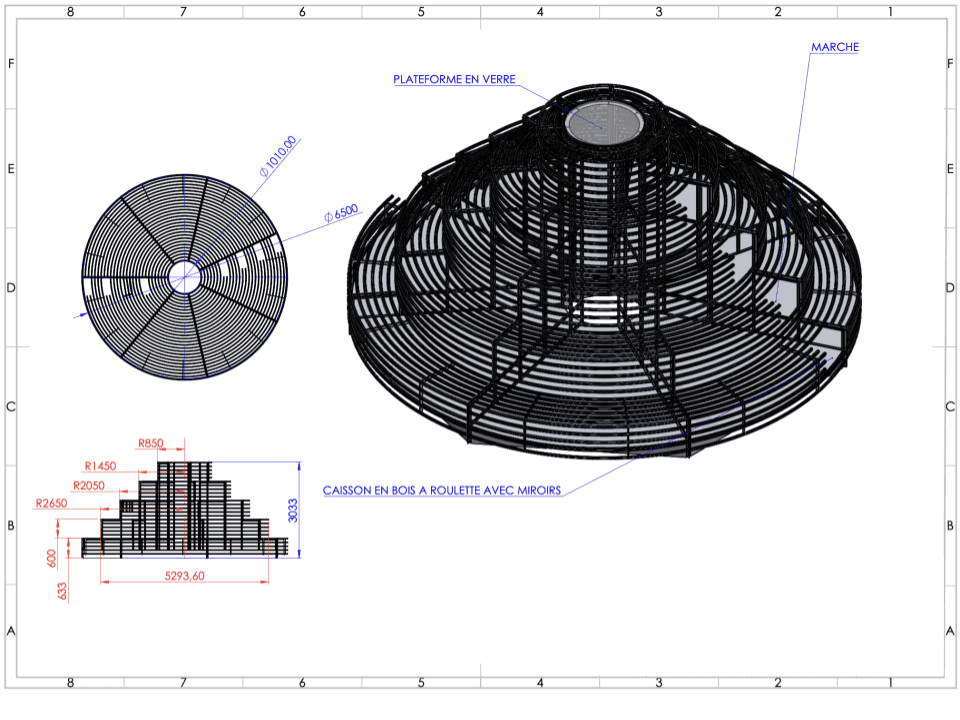 blueprint of the project